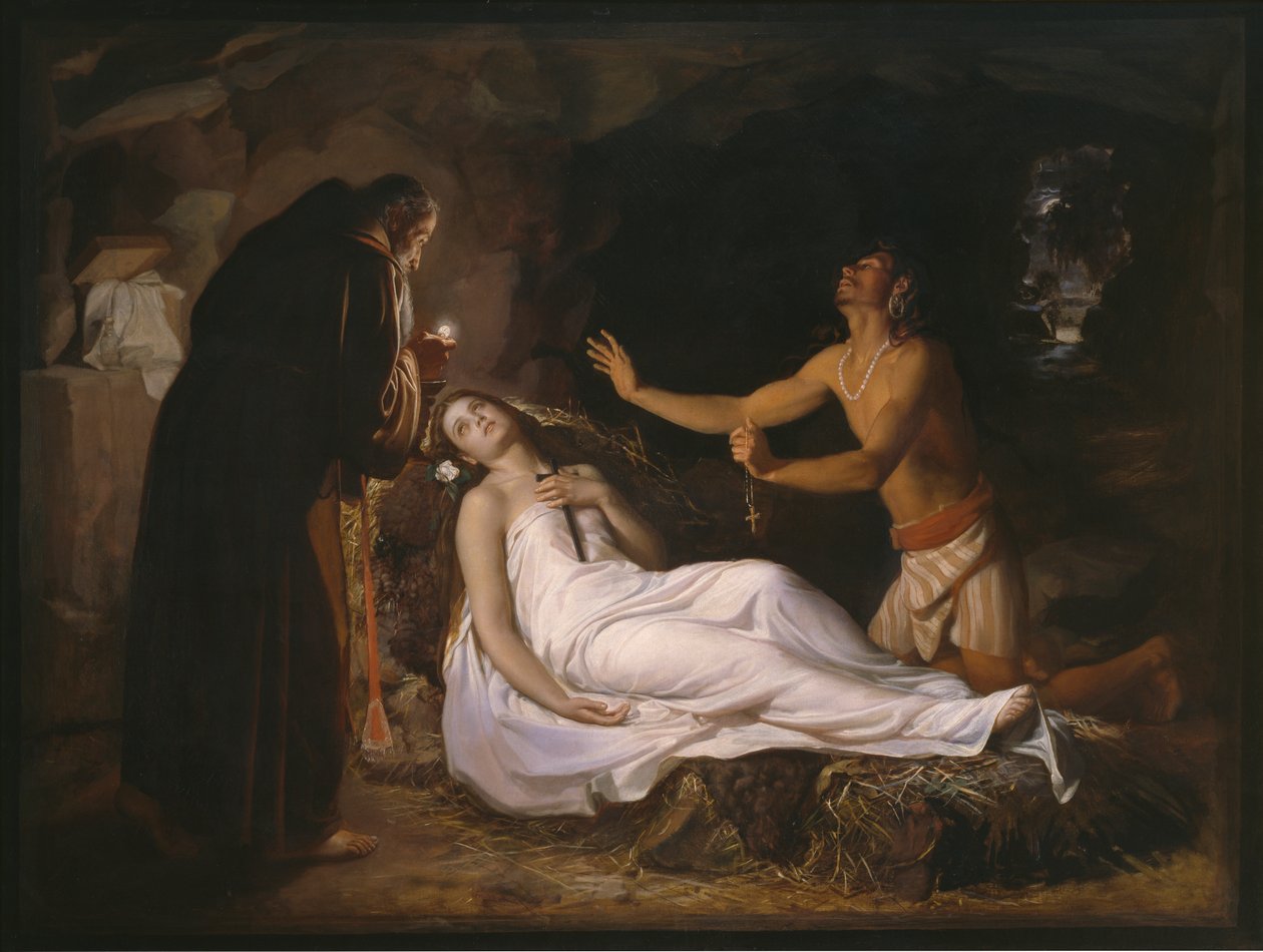 Poslední okamžiky Ataly, 1871 od Luis Monroy