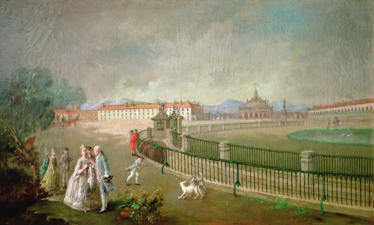 Saint Anthony Square, Aranjuez od Luis Paret y Alcazar