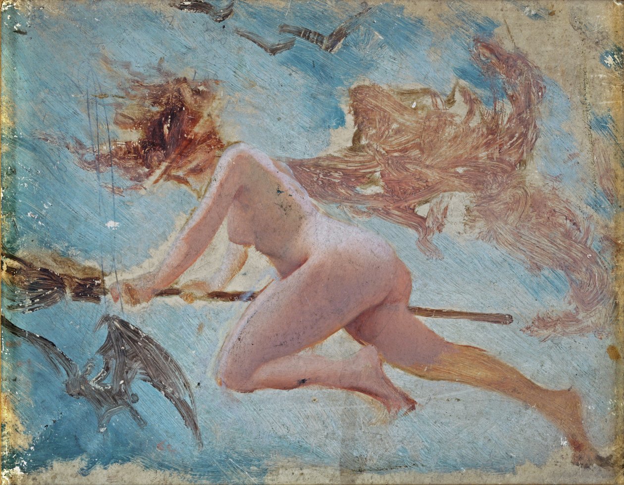 Studie čarodějnice od Luis Riccardo Falero