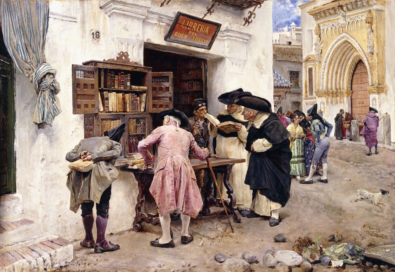 Bibliofilové, 1879 od Luis Jimenez y Aranda