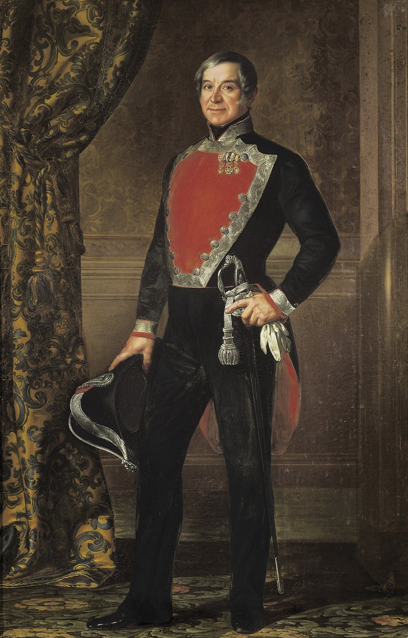 Portrét Dona Francisca Ignacia de Montserrat. 1842 - 1850 (olej na plátně) od Luis Lopez Piquer