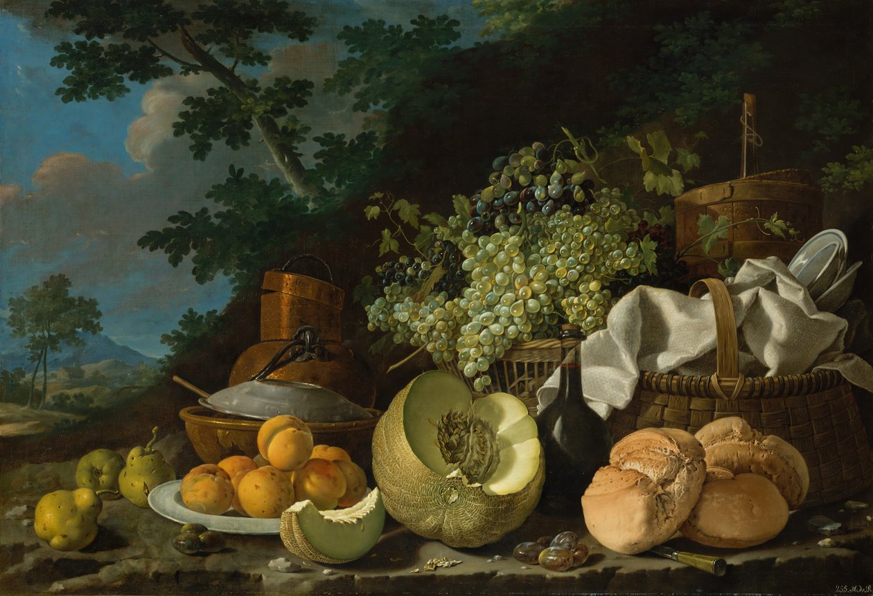 Odpolední jídlo La Merienda, ca. 1772. od Luis Egidio Melendez