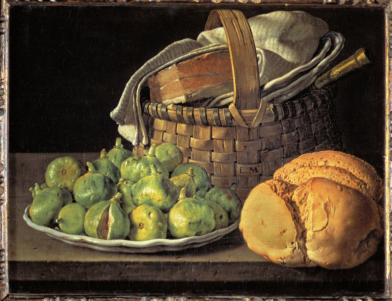 Nature morte aux figues - Zátiší s fíky ... od Luis Menendez or Melendez