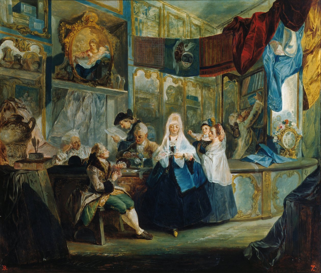 Obchod, 1772 od Luis Paret y Alcazar