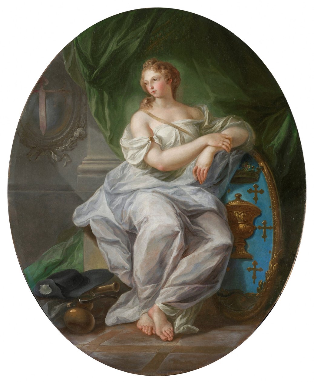 Alegorie Galicie - Luis Paret Alcázar (1789)FXD od Luis Paret y Alcazar
