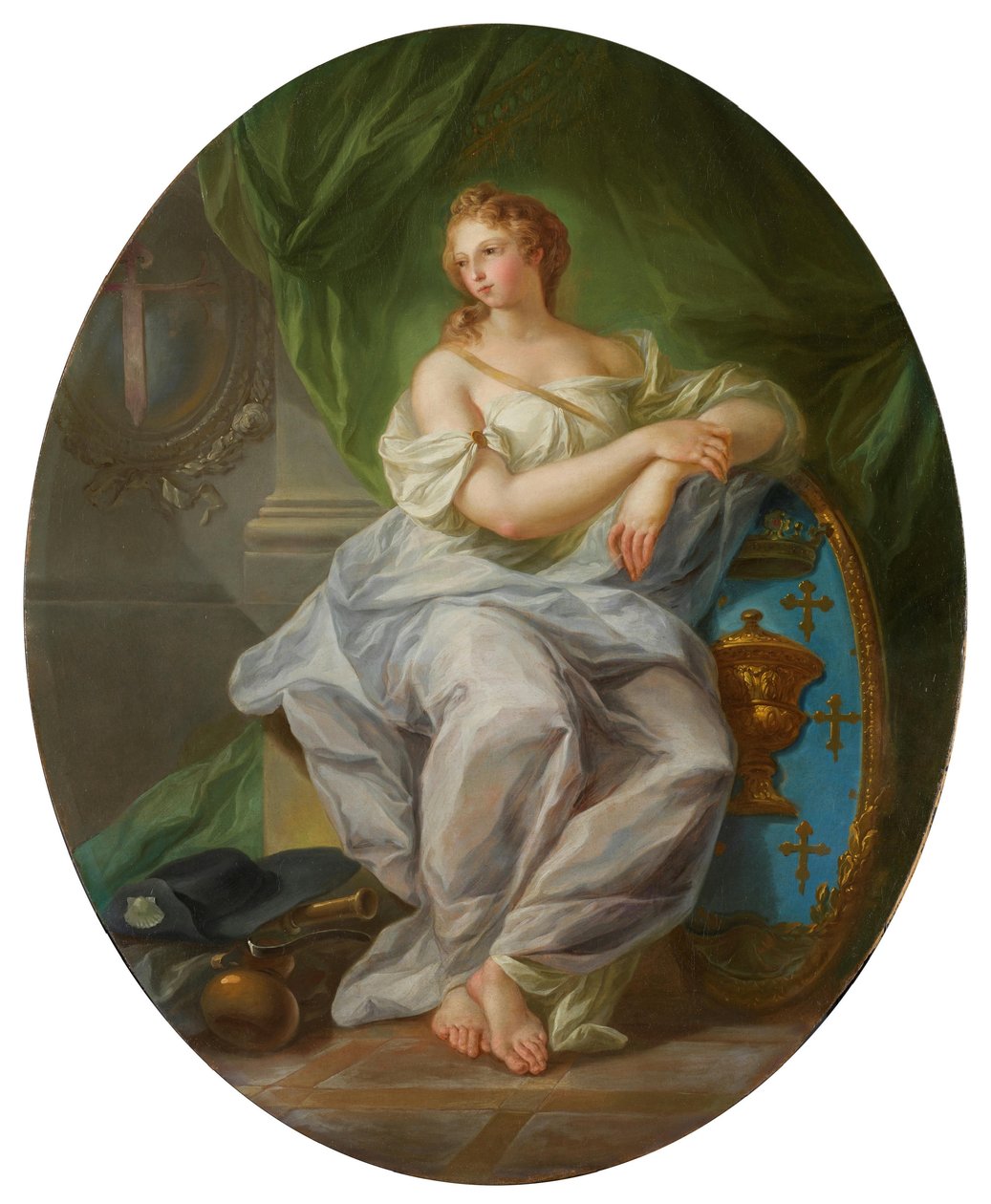 Alegorie Galicie - Luis Paret Alcázar (1789) od Luis Paret y Alcazar