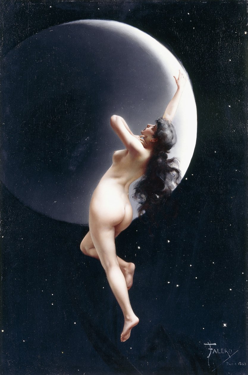 Měsíční víla, 1883 od Luis Riccardo Falero