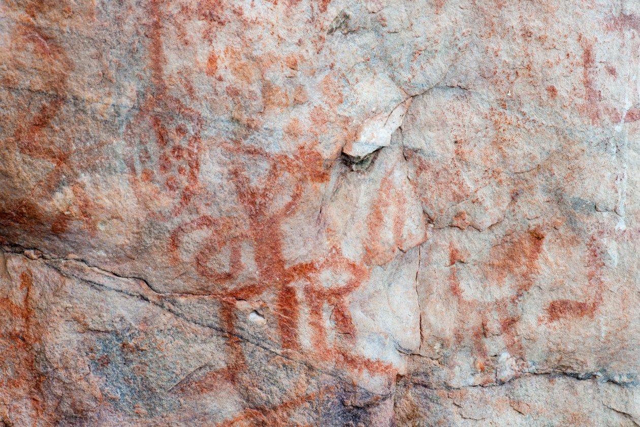 Pictography, Faical, San Ignacio, Cajamarca, Peru, 2015. od Luis Rosendo.