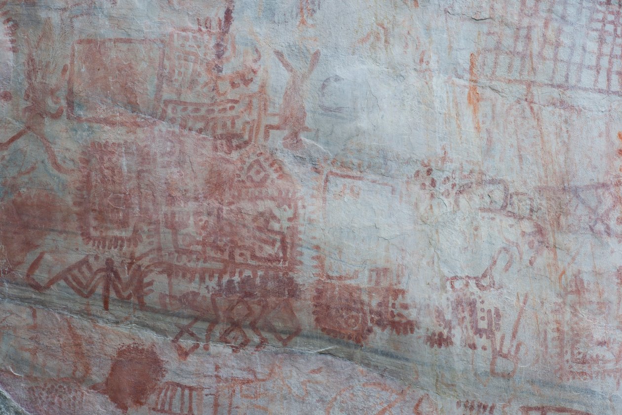 Pictography, Faical, San Ignacio, Cajamarca, Peru, 2015. od Luis Rosendo.