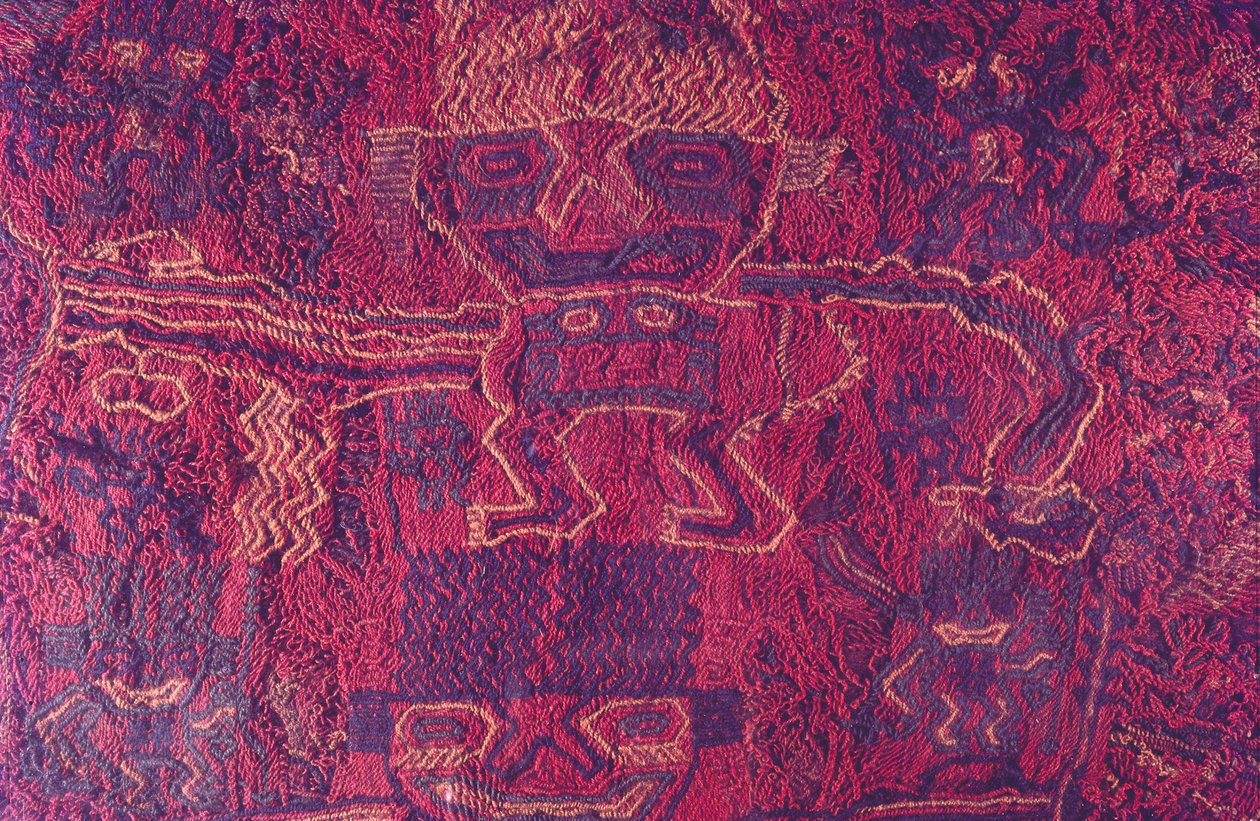 Textil, kultura Paracas, Peru, 2015. od Luis Rosendo.
