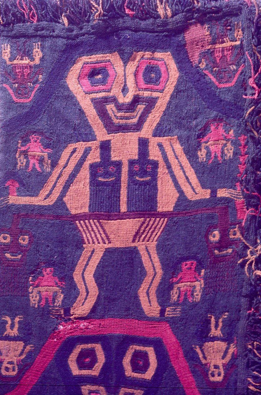 Textil, kultura Paracas, Peru, 2015. od Luis Rosendo.
