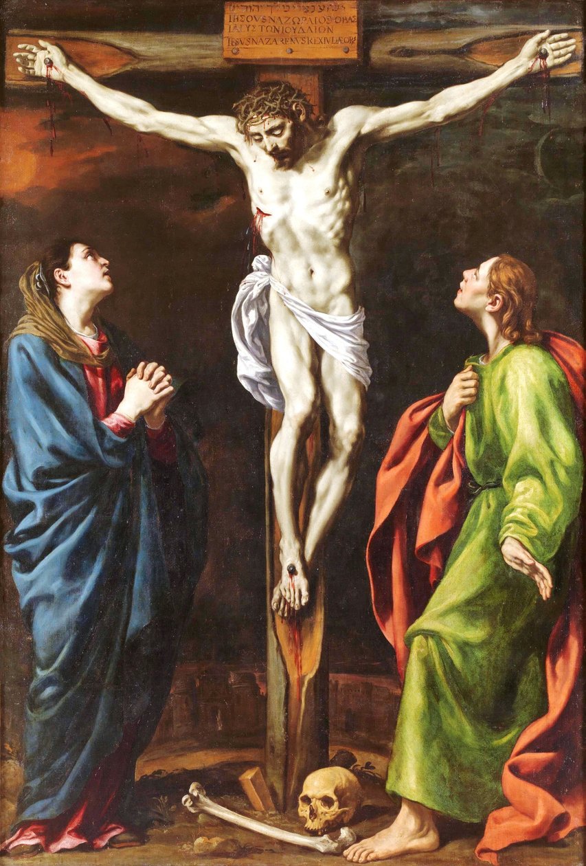 Španělština:  Calvario Ukřižování od Luis Tristán