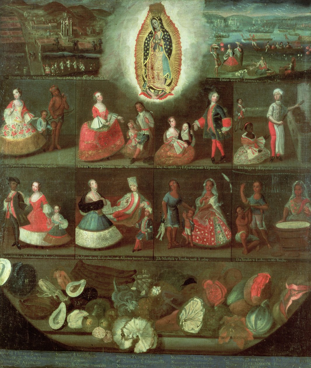 Panna z Guadalupe, Mexiko od Luis de Mena