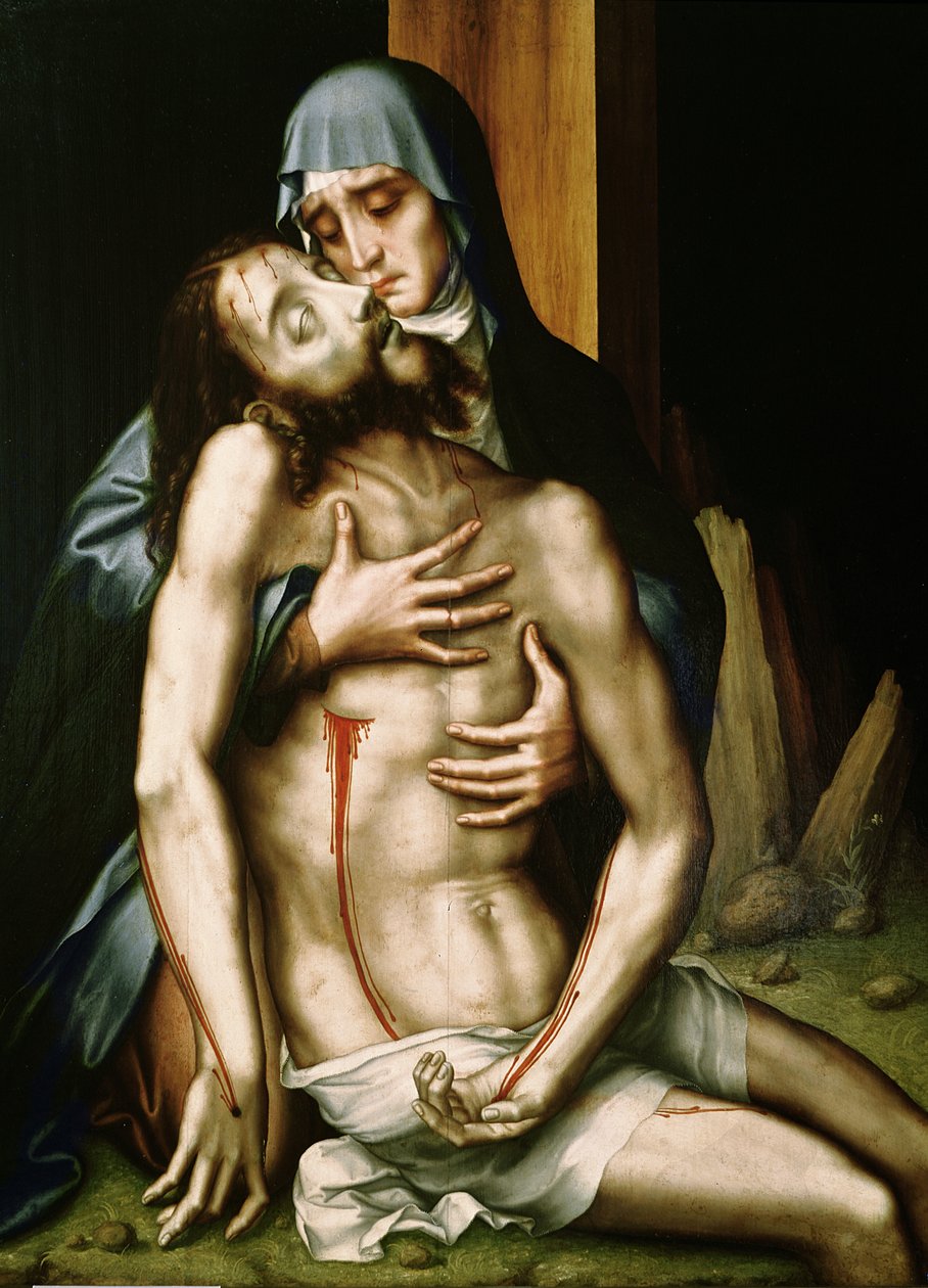 Pieta (olej na desce) od Luis de Morales