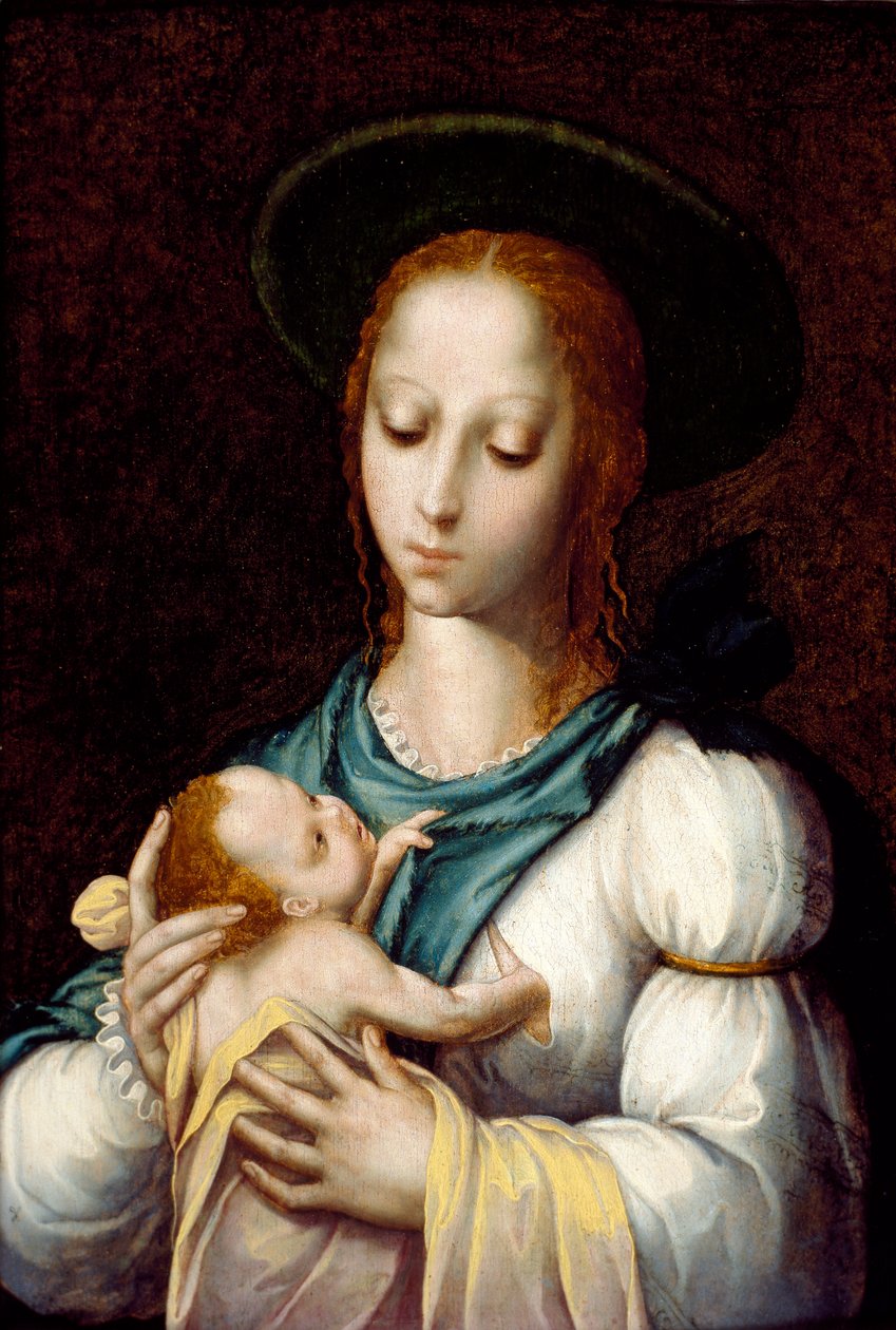 Panna a dítě, c1567 od Luis de Morales