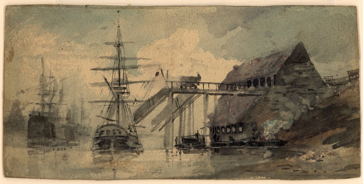 Coal Staiths on the Tyne (barva těla) od Luke Clennell