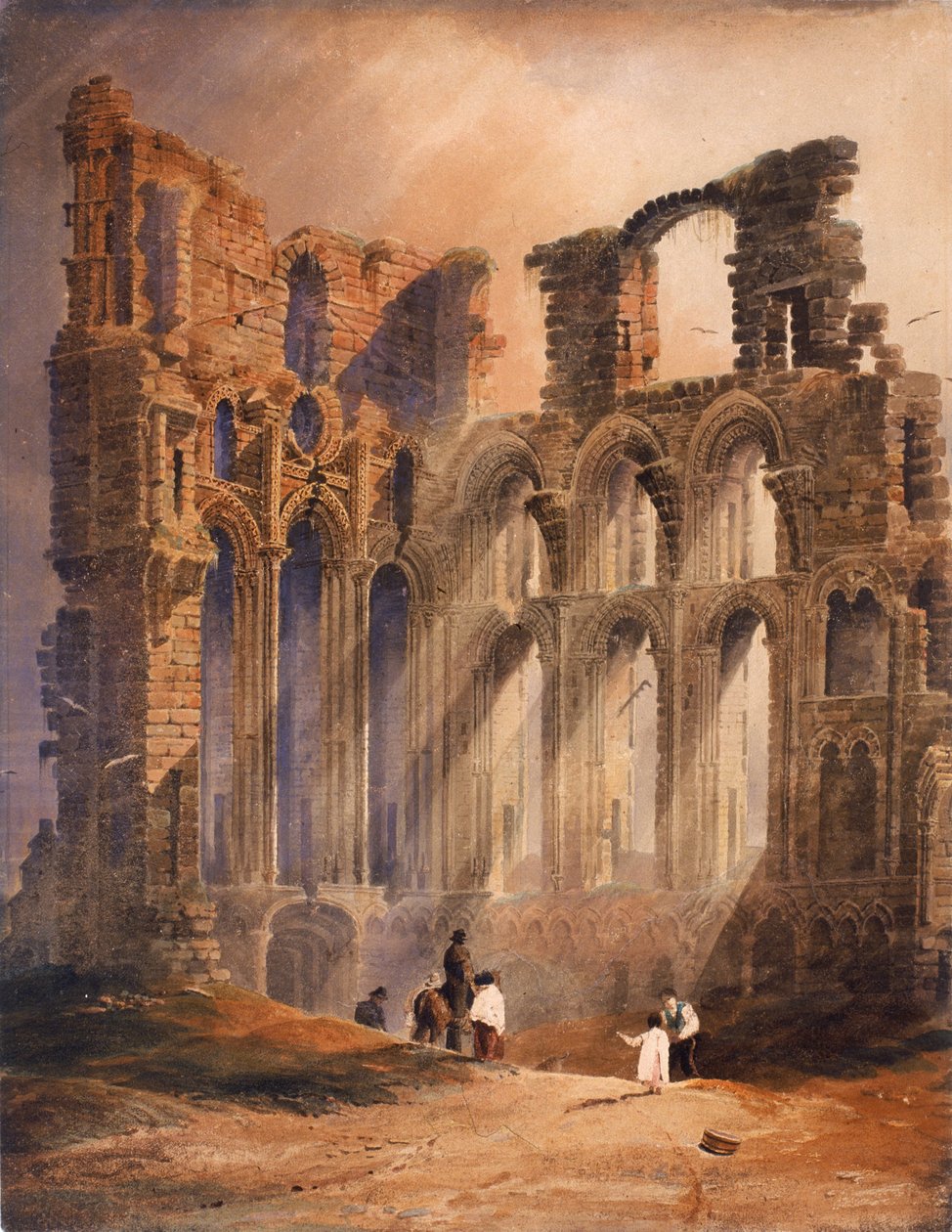 Tynemouth Priory (barva těla) od Luke Clennell