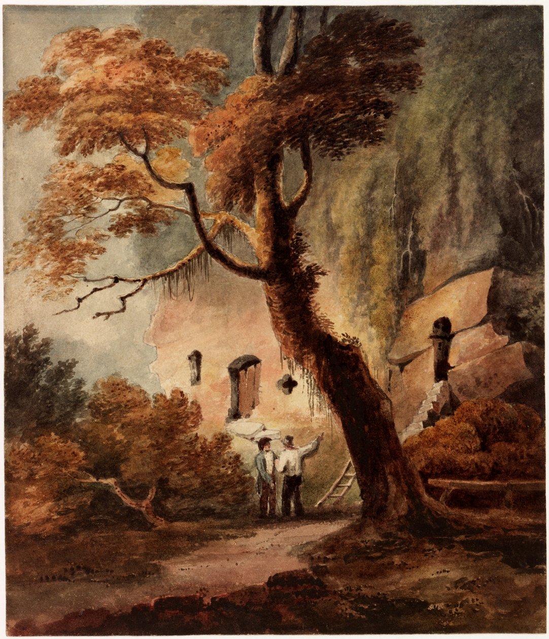 Warkworth Hermitage (barva těla) od Luke Clennell