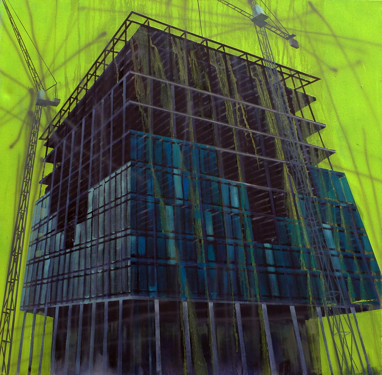 Work in Progress 12, 2015 (olej na plátně) od Luke M Walker