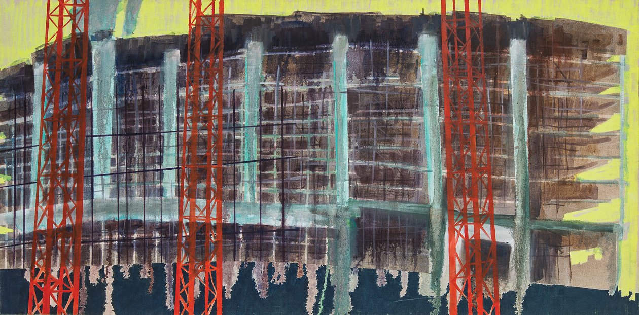 Work in Progress I, 2014 (olej a akryl na plátně) od Luke M Walker