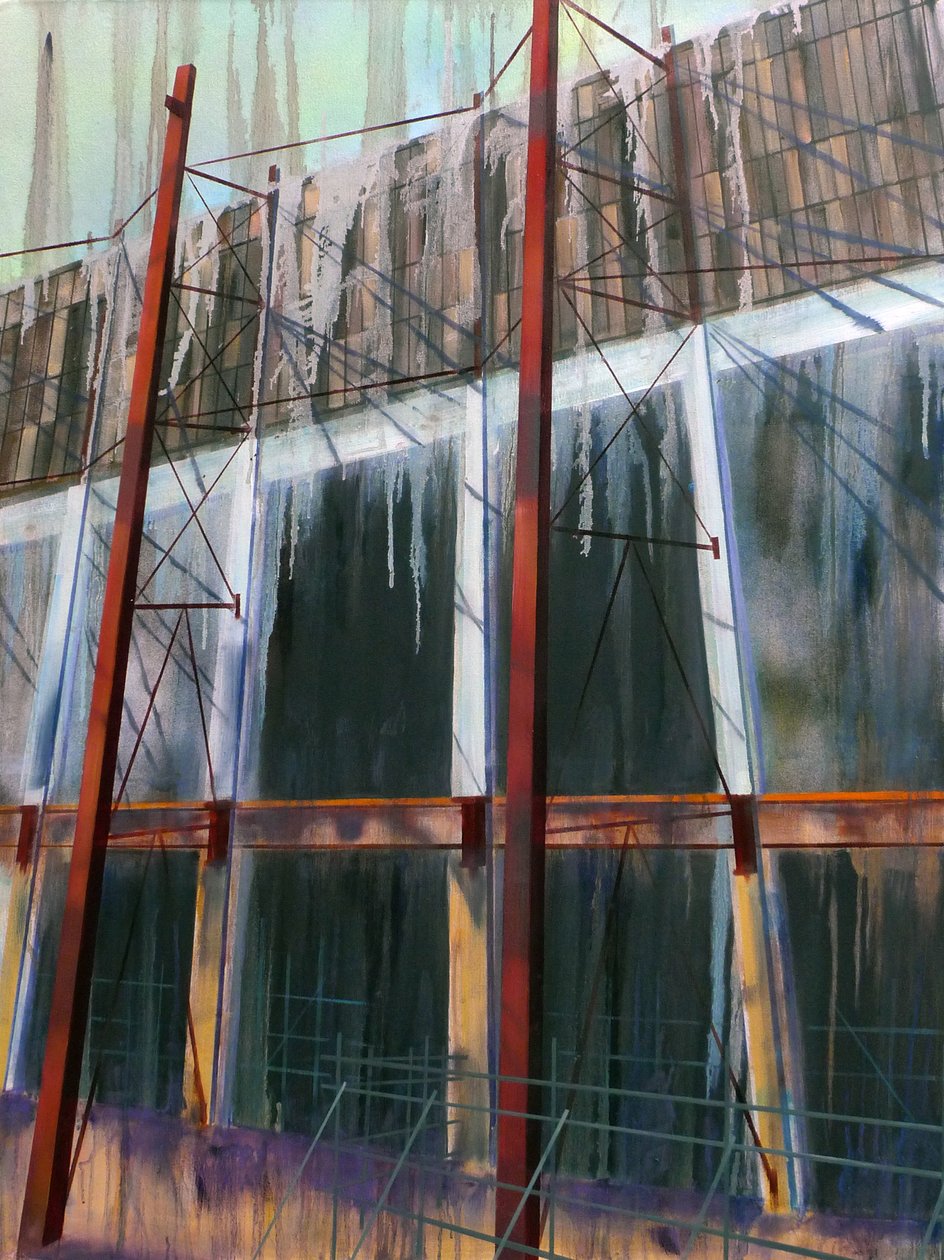 WorkinProgress 14, 2016 (olej na plátně) od Luke M Walker