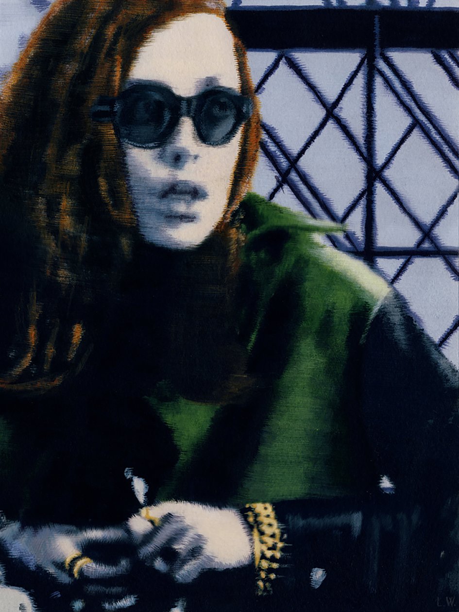 Jess, cca 2012 (akrylová barva na papíře) od Luke Waller