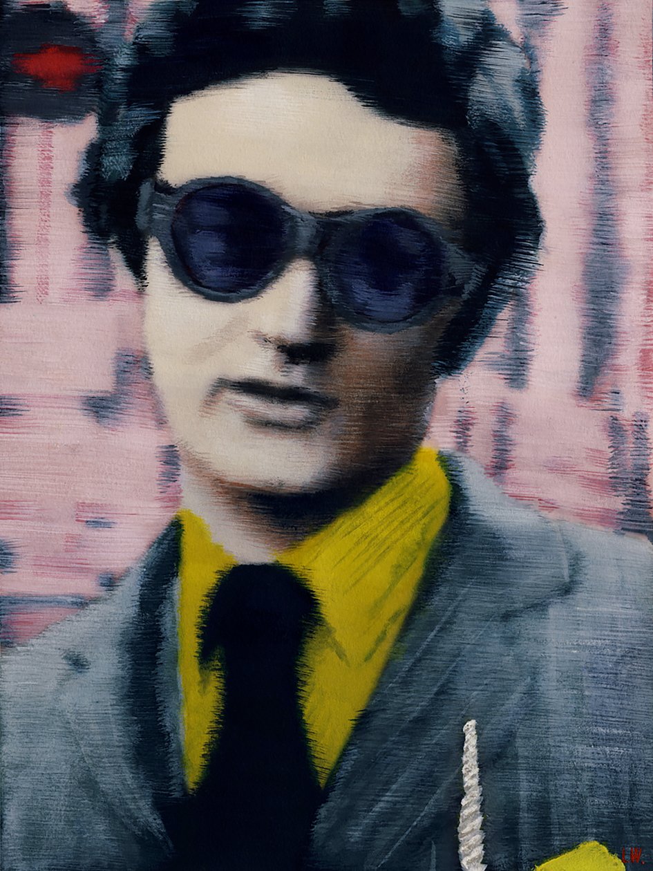 Nathan, cca 2012 (akrylová barva na papíře) od Luke Waller