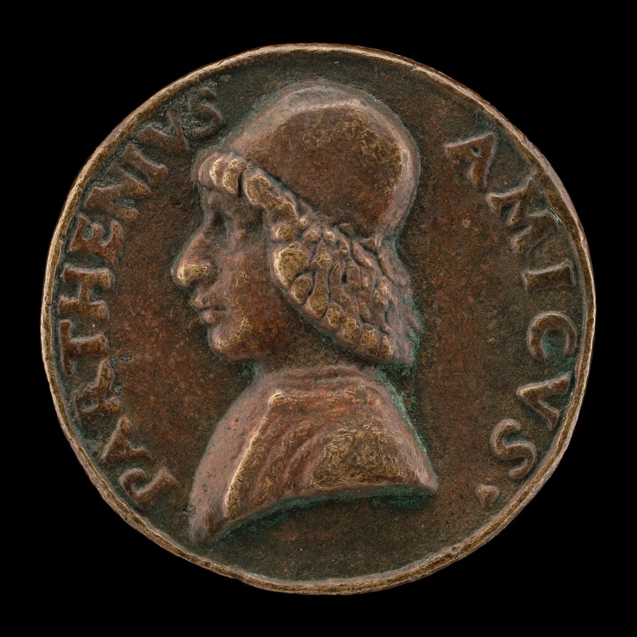 Bartolommeo Partenio, činný 1480-1485, humanista [avers]. od Lysippus Junior
