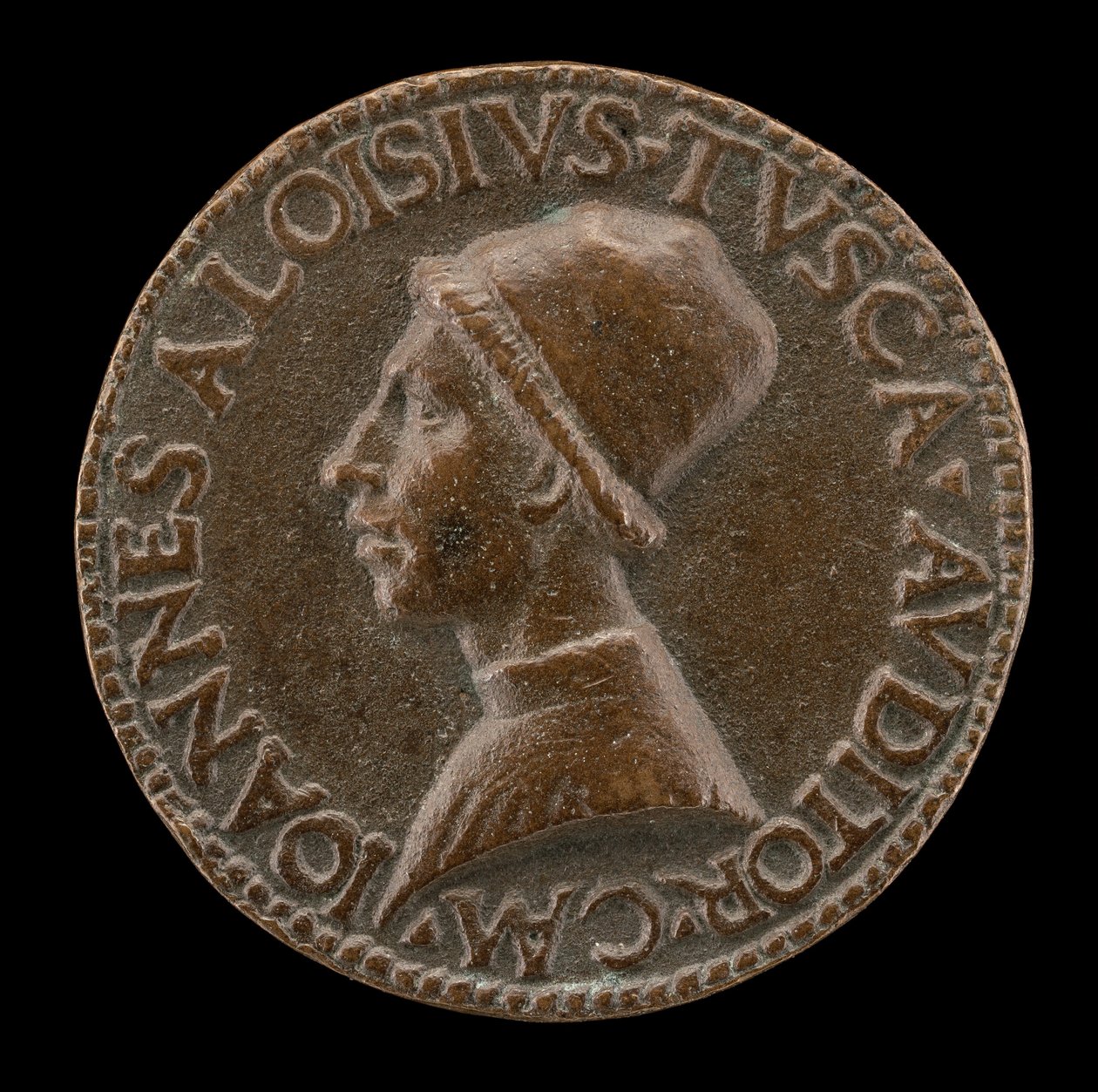 Giovanni Alvise Toscani, c. 1450-1478, milánský právní poradce, konzistorní advokát ... [avers]. od Lysippus Junior