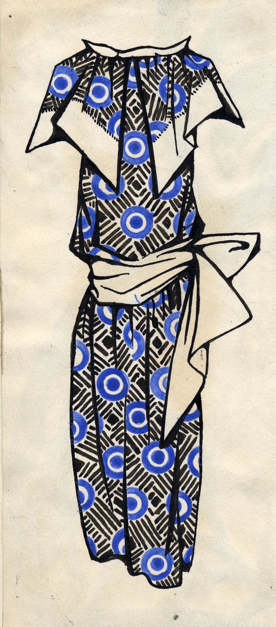 Návrh na šaty, 1924. od Lyubov Sergeevna Popova