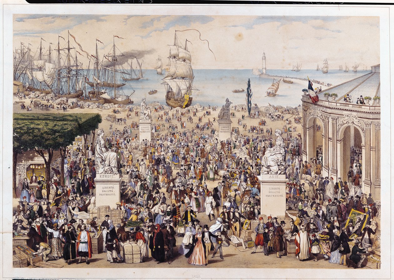 Trh za Světové demokratické a sociální republiky, 1848 od M.C Goldsmid