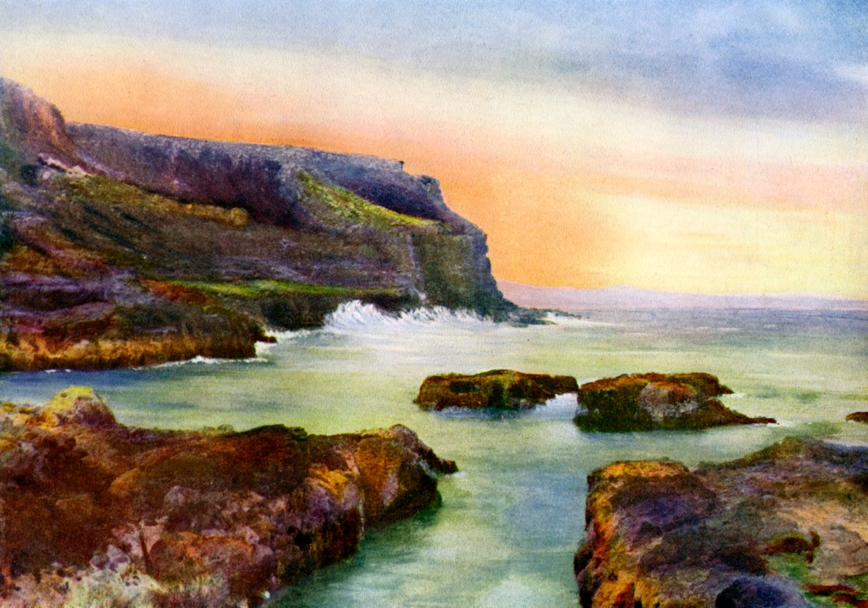 Cliff, Castlerock, Londonderry, Severní Irsko, 1924-1926 od MC Green
