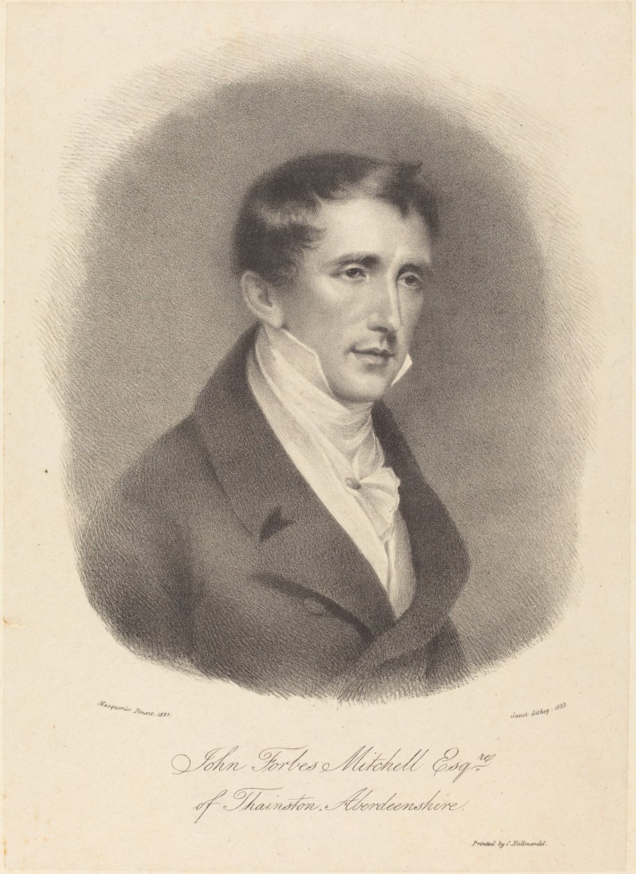 John Forbes Mitchell od M. Gauci after John James Masquerier