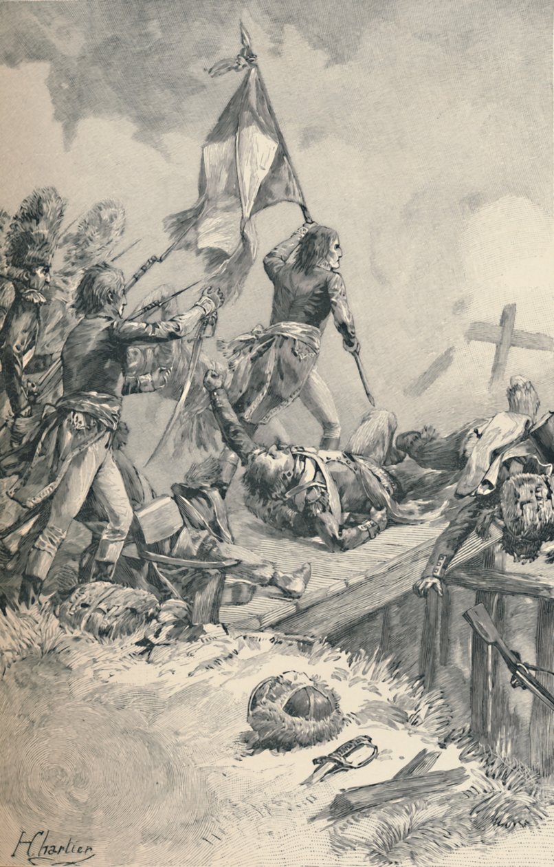 Bonaparte v Arcole, 1796, 1896 od M. Haider