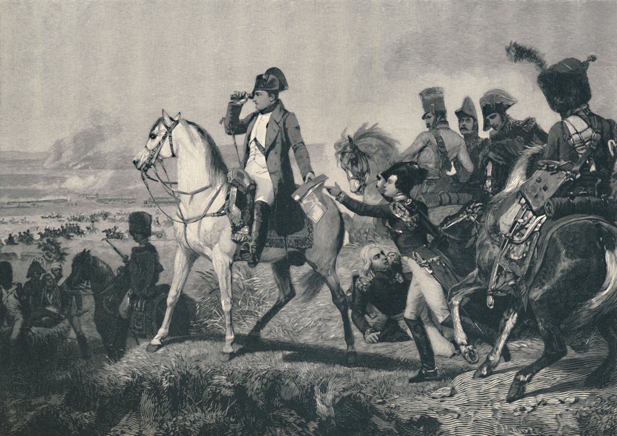Bitva u Wagramu, 6. července 1809, 1896 od M. Haider