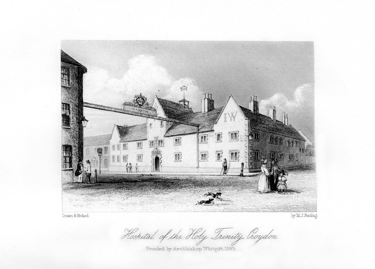 Nemocnice Nejsvětější Trojice, Croydon, 1840. od M. J. Starling