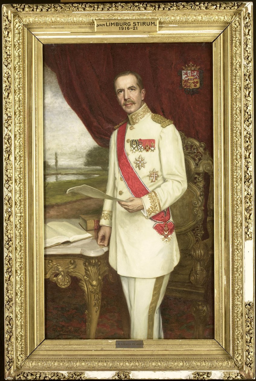 Johan Paul hrabě z Limburg Stirum (1873-1948). generální guvernér (1916–1921) od M. Loebell