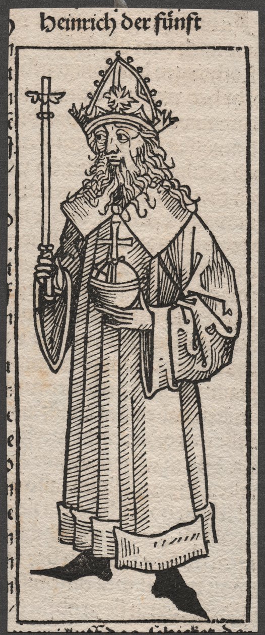Jindřich Pátý od M. & Pleydenwurff W. (d.1494) Wolgemuth