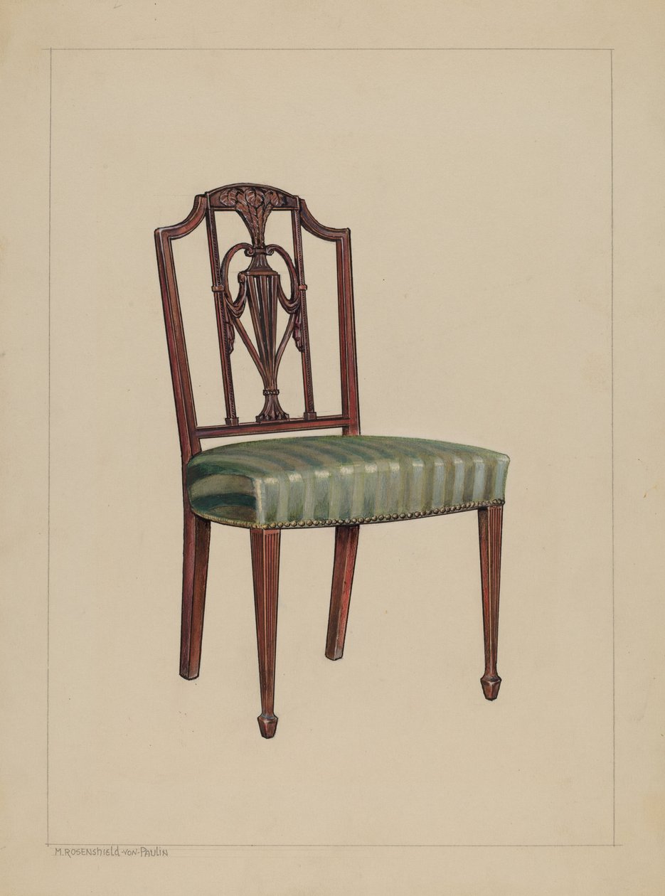 Židle od M. Rosenshield von Paulin