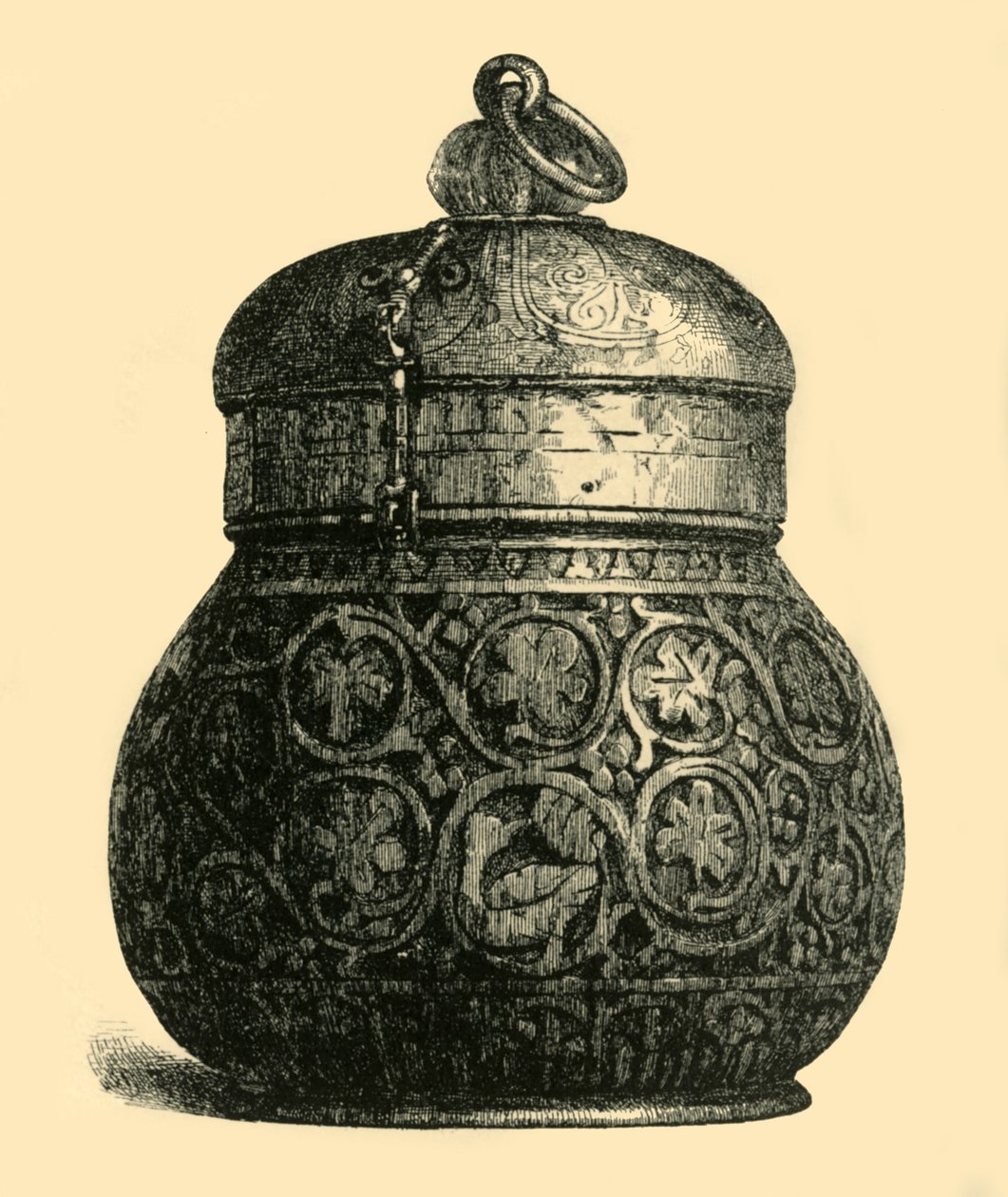 Slonovinová skříňka, 750-850 našeho letopočtu, 1881. od M Sullivan