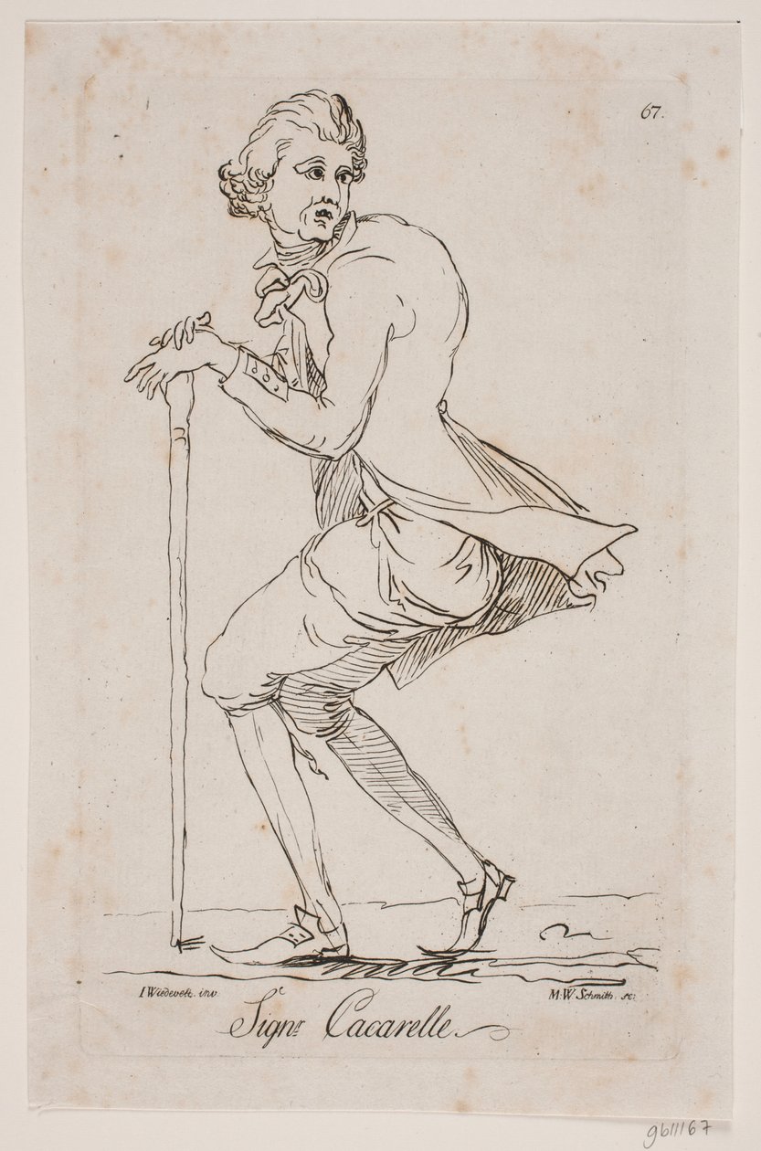Signr. Cacarelle od M. W. Schmith