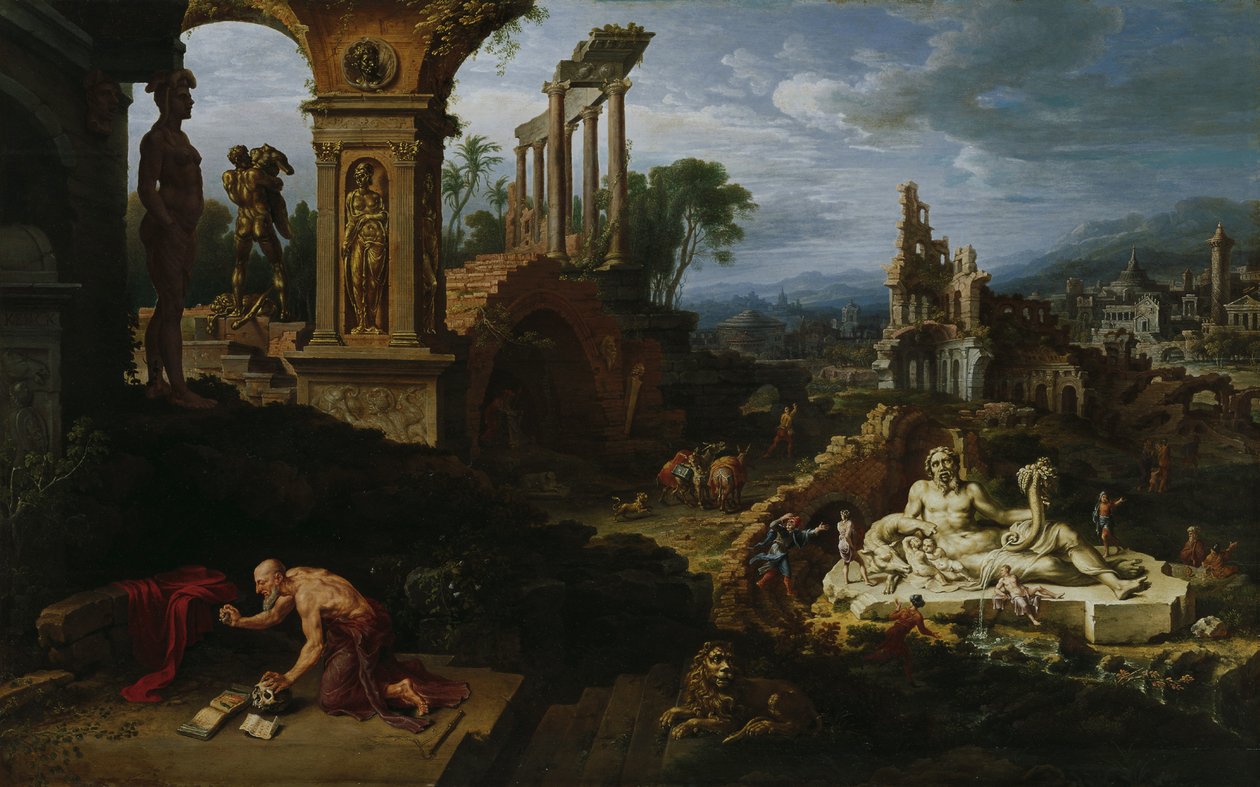 Krajina se svatým Jeronýmem od Maarten van Heemskerck