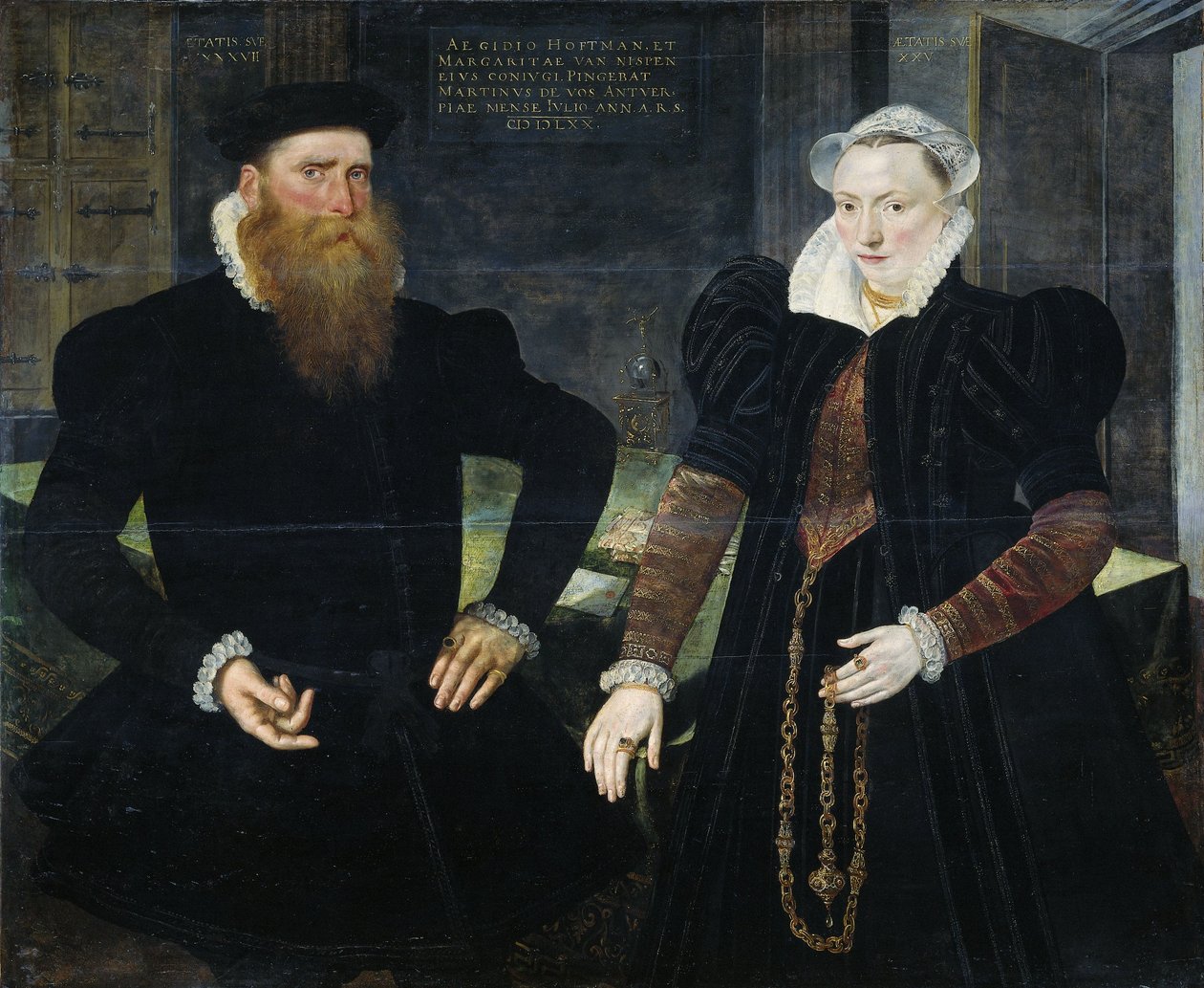 Portrét Gillise Hooftmana od Maarten de Vos