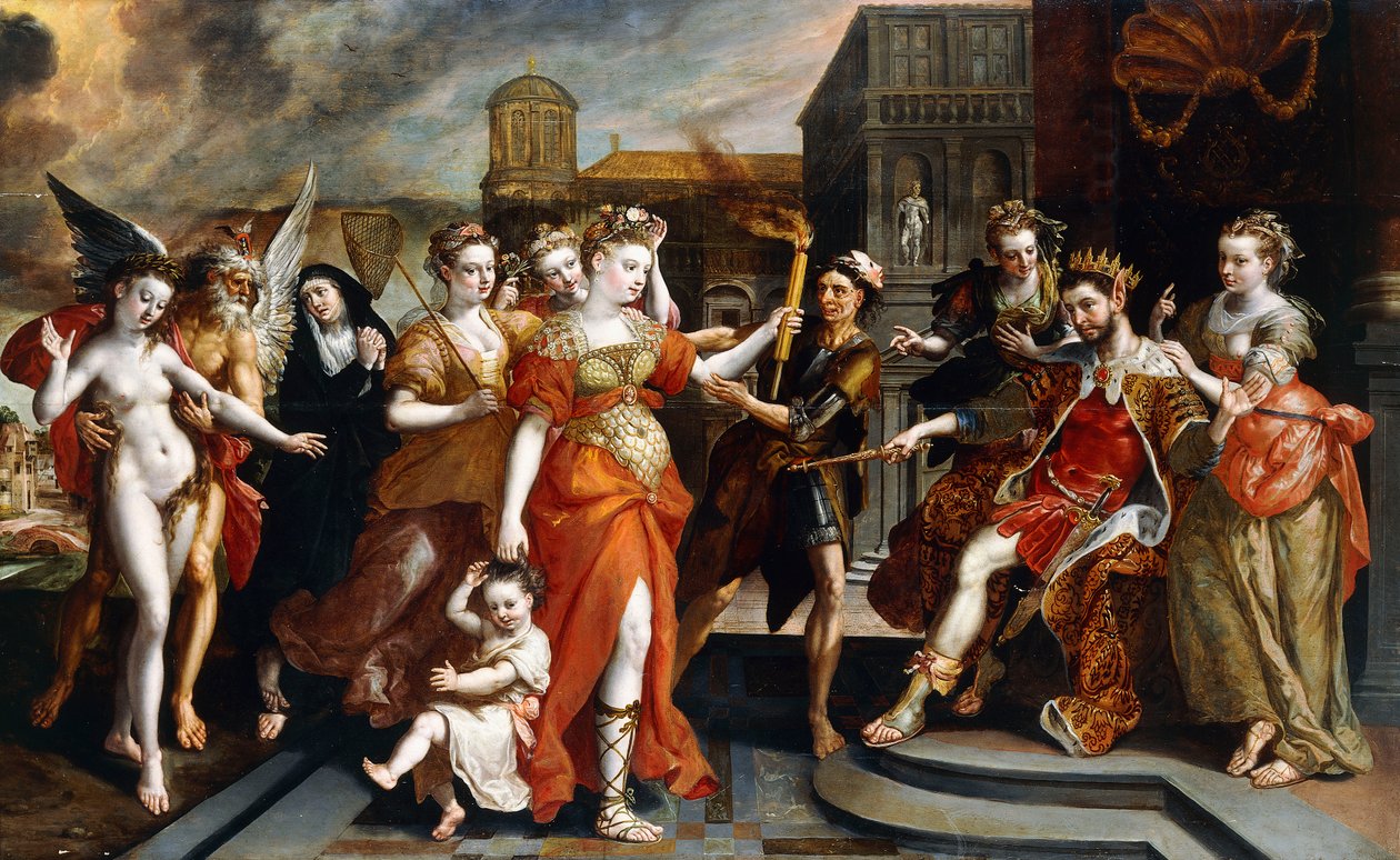 Calumney of Apelles, od Maarten de Vos