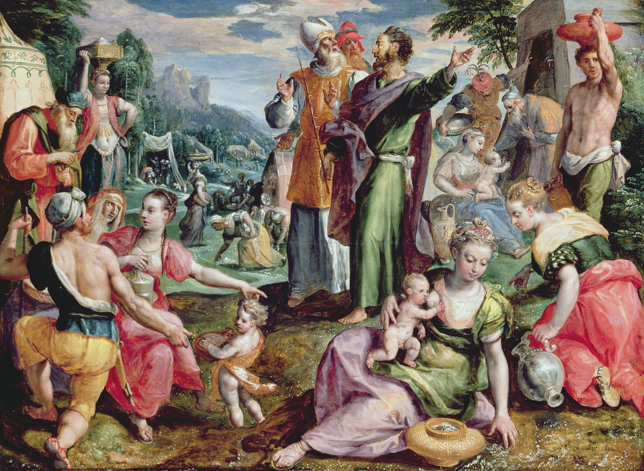 Shromáždění Manny, 1602 od Maarten de Vos