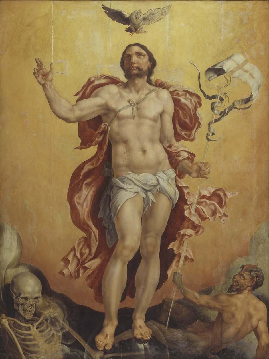Kristovo vítězství nad hříchem a smrtí od Maarten van Heemskerck