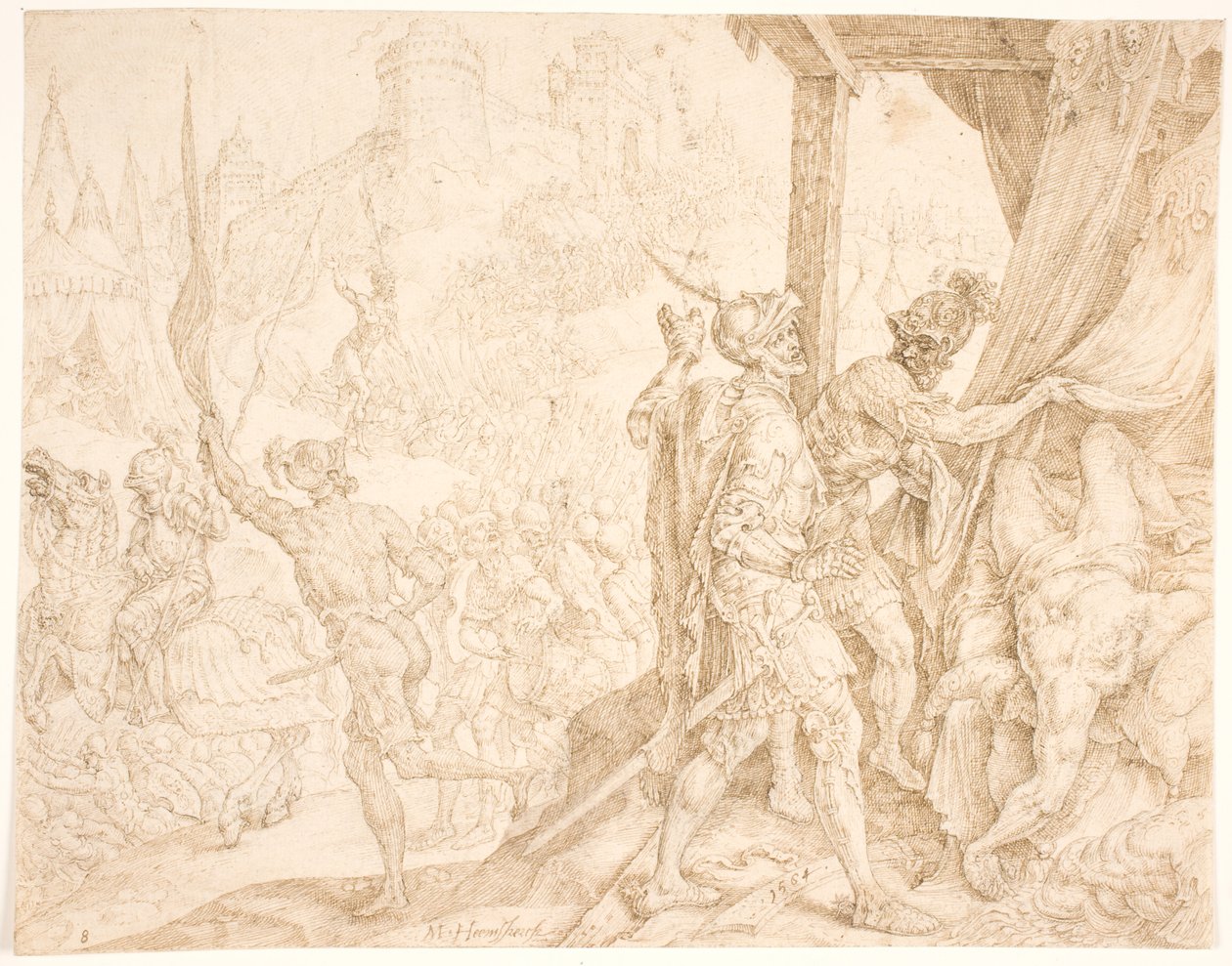 Bagoas našel Holofernovo tělo od Maarten van Heemskerck