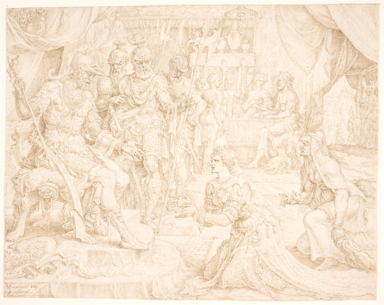 Judith před Holofernem od Maarten van Heemskerck