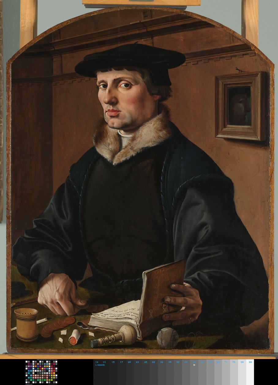 Portrét muže, možná Pieter Gerritsz Bicker Portrét muže od Maarten van Heemskerck
