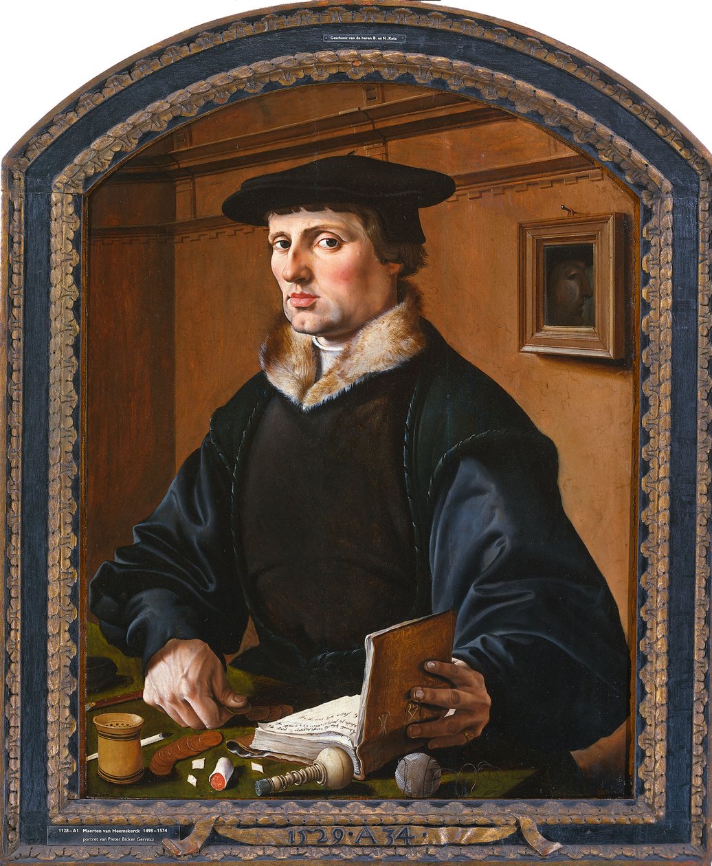 Portrét muže, 1529 od Maarten van Heemskerck